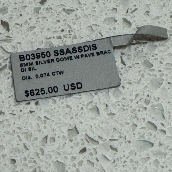 David Yurman Sterling Silver Cable Classics Diamond Cuff Bracelet - Picture 3 of 10